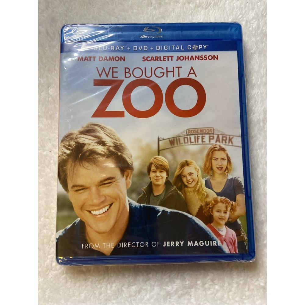 We Bought a Zoo Blu Ray Dvd Digital New Sealed Matt Damon NIP Scarlett Johansson